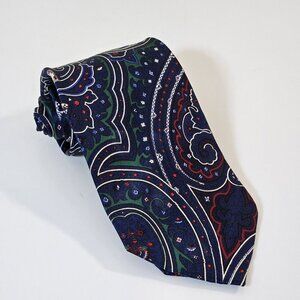 Gianfranco Ferre Tie Silk Italy Fantasy Paisley Print Party W 3.75 L 56.5 inches